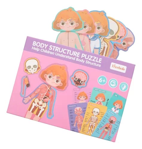 Human Body Puzzle Girl