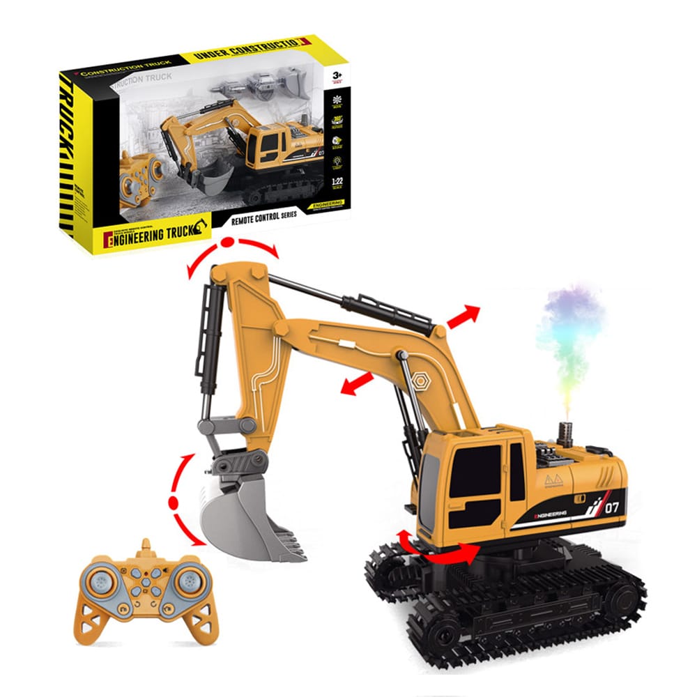 Remote control excavator