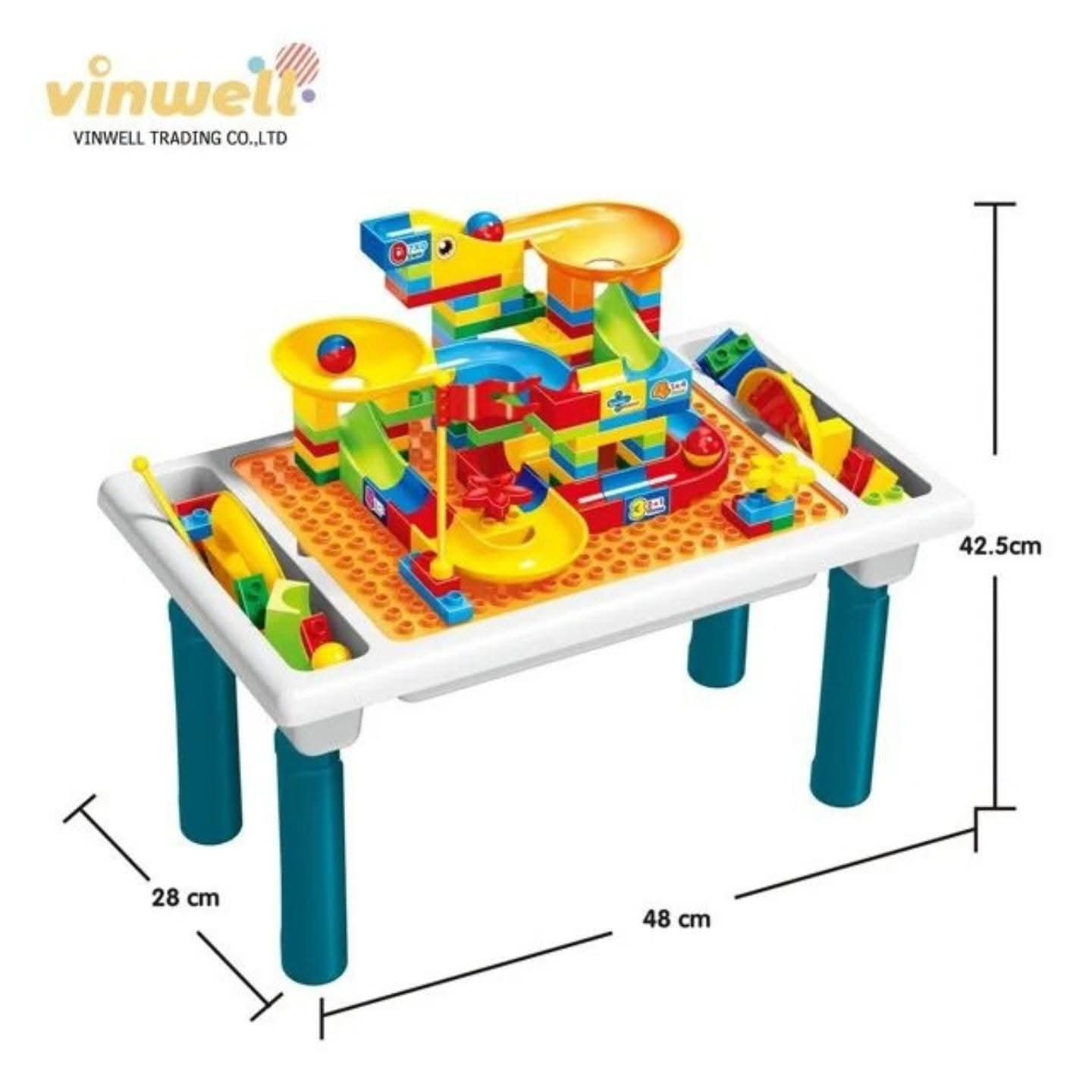 Lego brick table 94 pcs