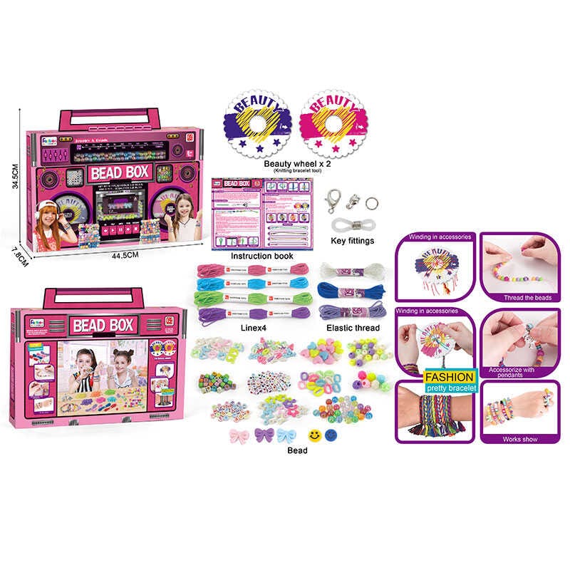 bracelets and accessories for girls, 600 pieces