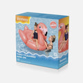 Flamingo floats
