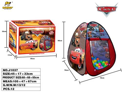 children's tent + 100 balls