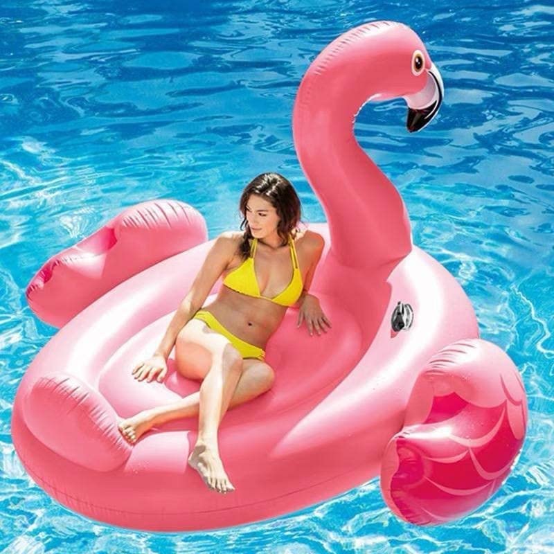 Flamingo floats
