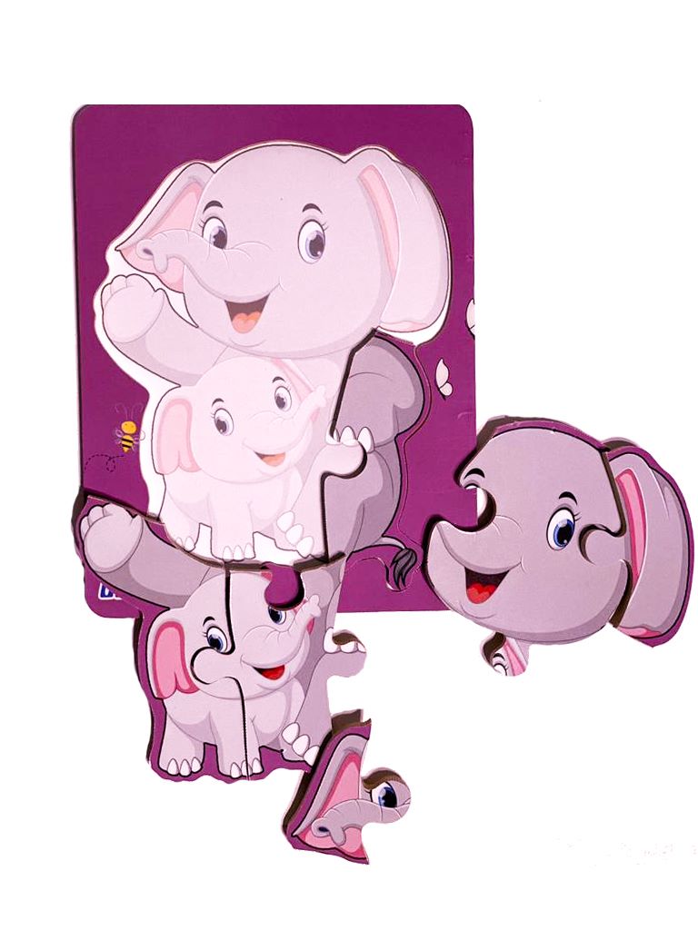 Elephant Wooden Puzzle