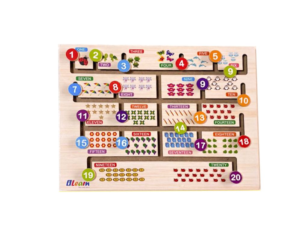 English Numbers Maze