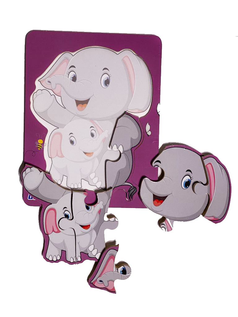 Elephant Wooden Puzzle