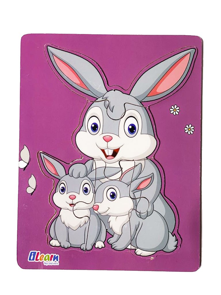 Rabbit Wooden Puzzle