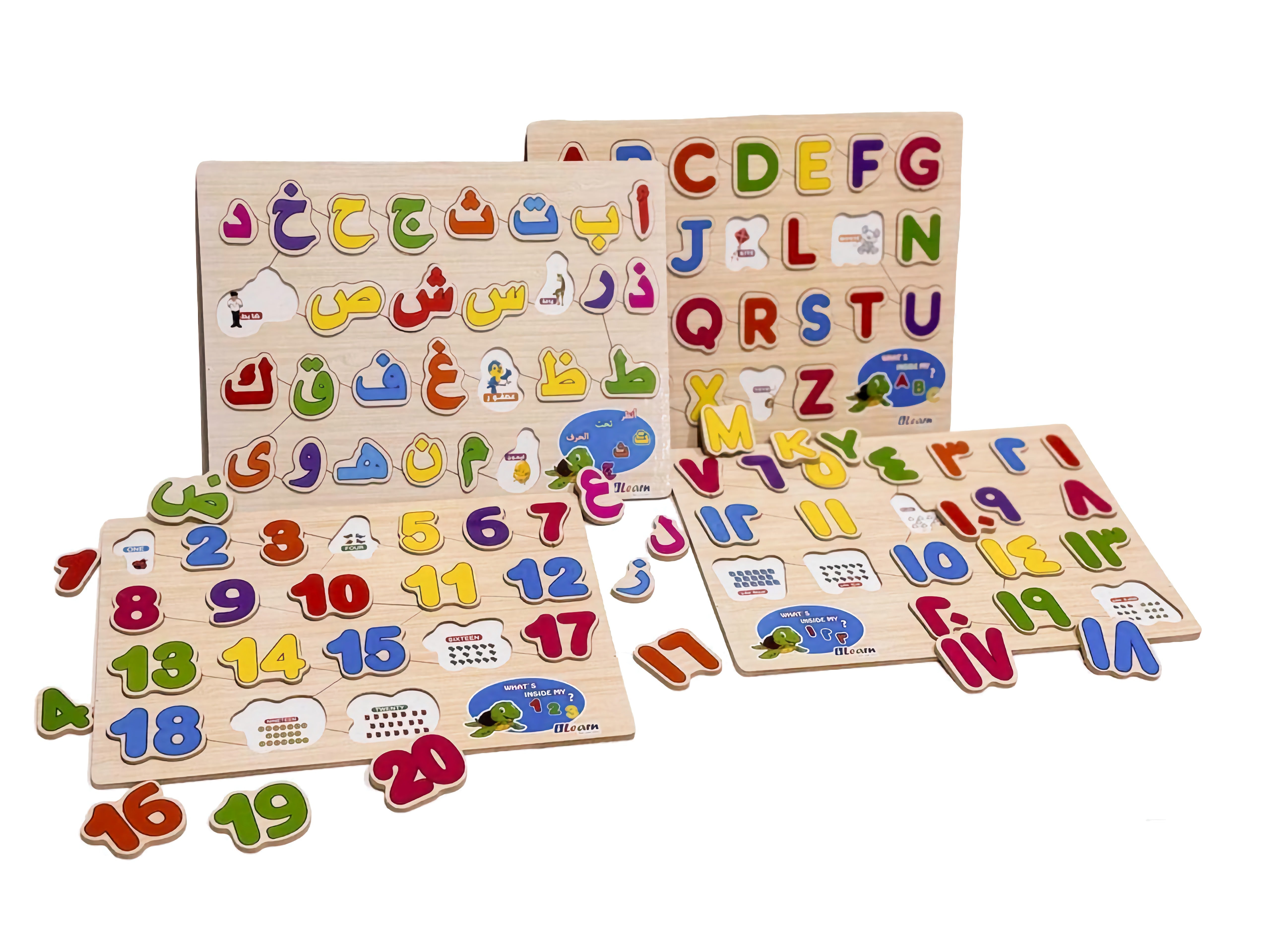 4 Wooden Toys Puzzle Offer