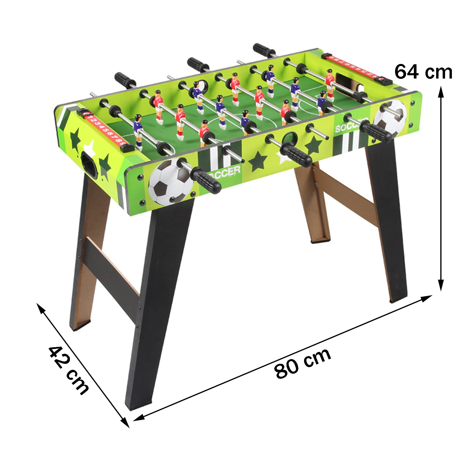 coloring wooden Football fort