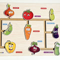 Vegetable maze wooden toys