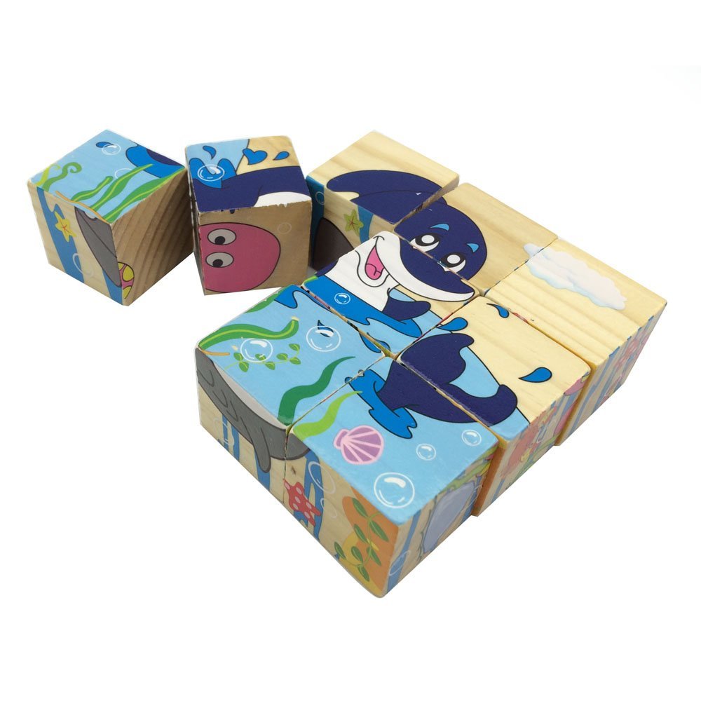 Cube Puzzle - Sea Creatures