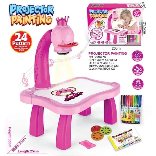 Educational drawing projector