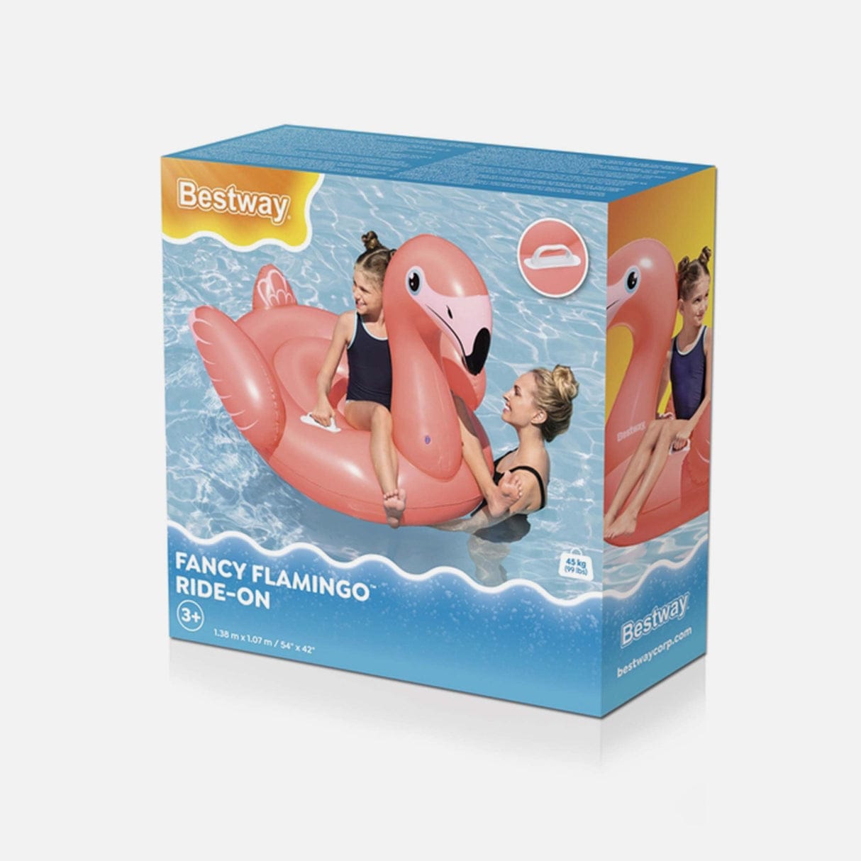 Flamingo floats