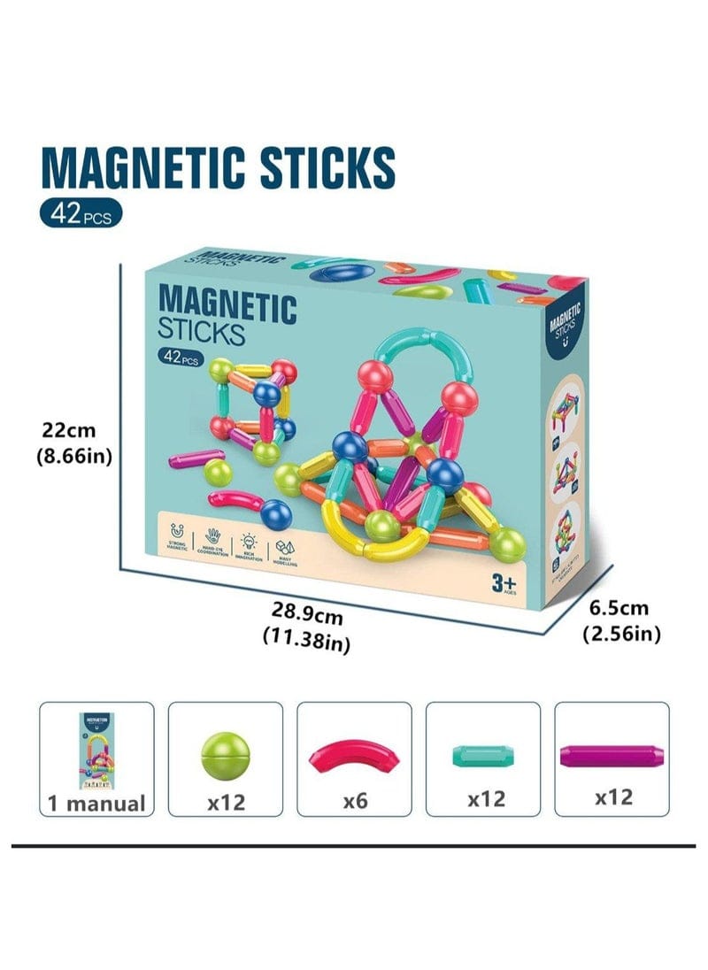 Magnetic Sticks- 42 pcs