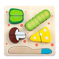 Cheese and vegetable cutting board
