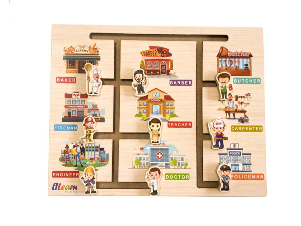 Wooden Jops  Maze