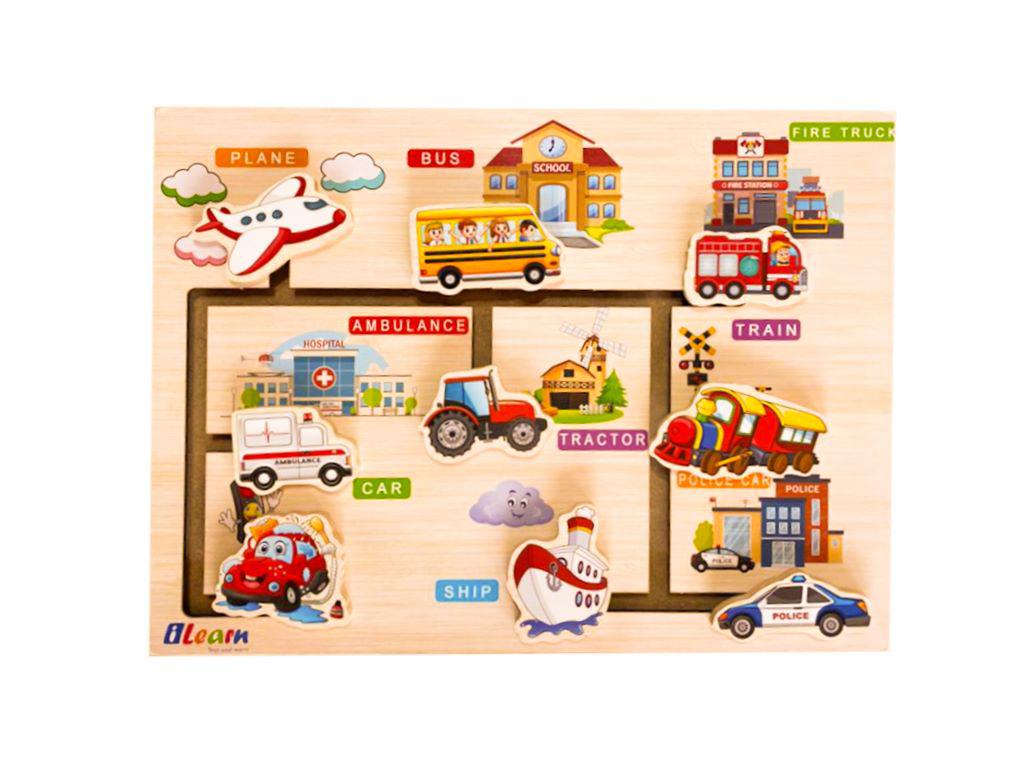 Transportation Wooden  Maze