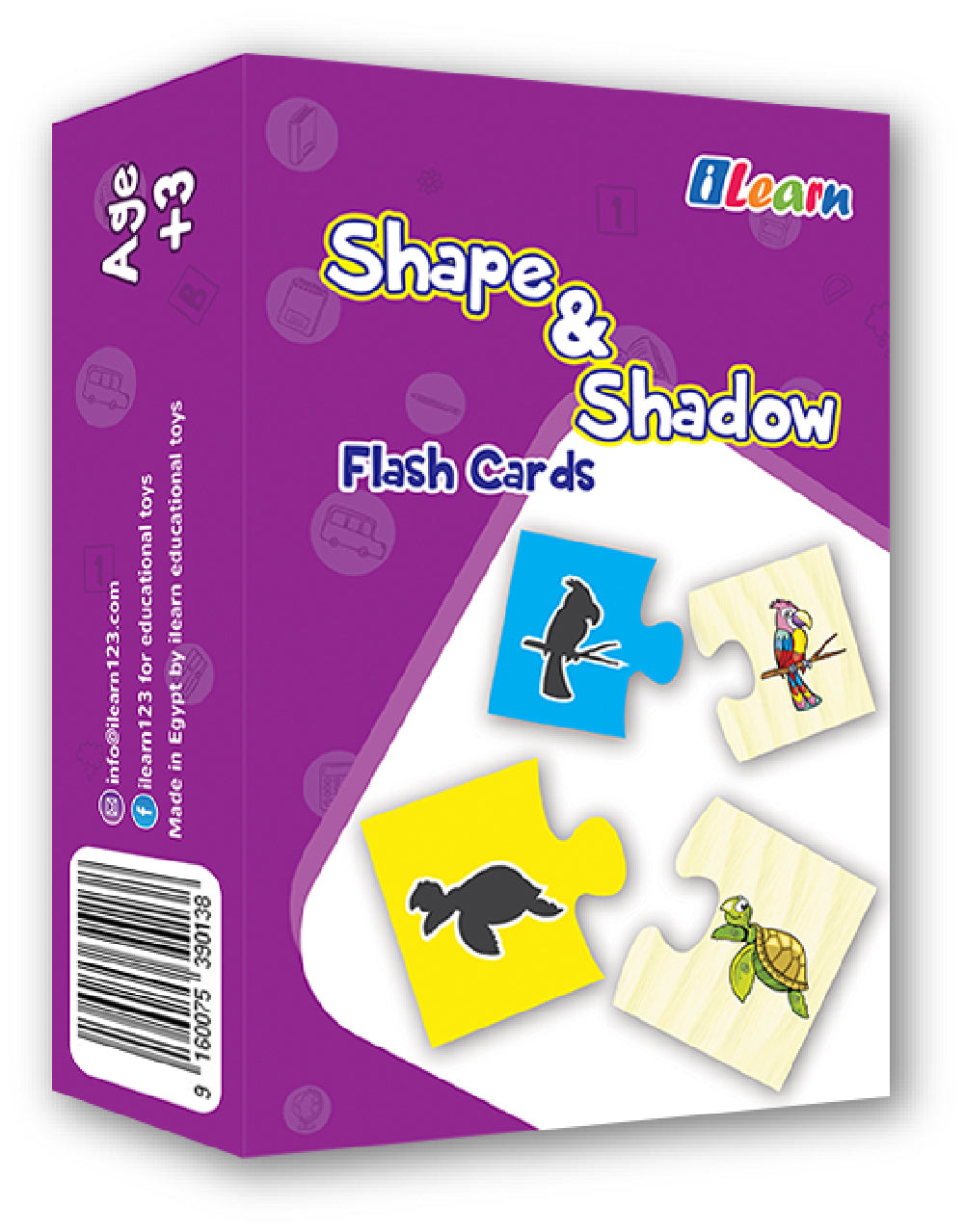 Shape &Shadow Flash card